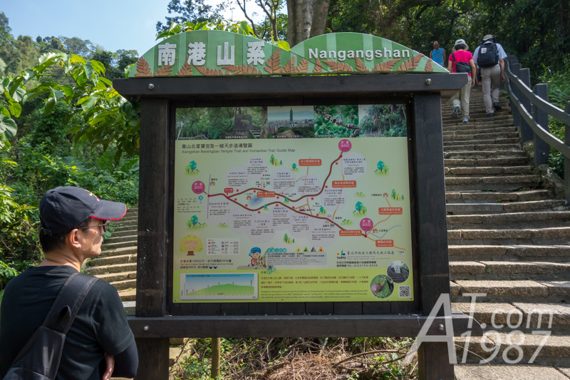 Xiangshan Hiking Trail Map